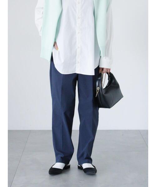 Lugnoncure（ルノンキュール）の「ストレッチテーパードパンツ（その他パンツ・レディース・オフホワイト/ブラック/ネイビー/ベージュ・S/M/L）」の4枚目の写真