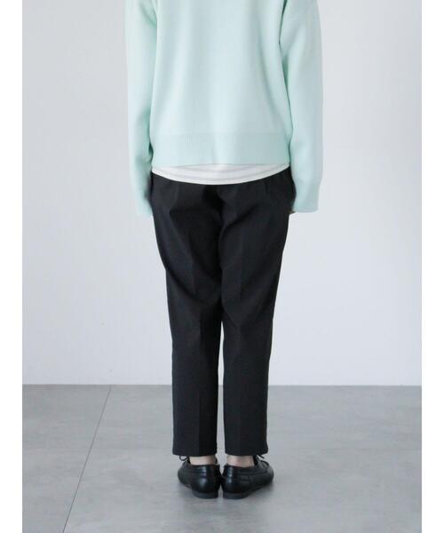 Lugnoncure（ルノンキュール）の「ストレッチテーパードパンツ（その他パンツ・レディース・オフホワイト/ブラック/ネイビー/ベージュ・S/M/L）」の13枚目の写真