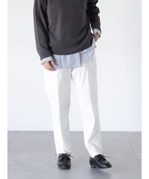 Lugnoncure（ルノンキュール）の「ストレッチテーパードパンツ（その他パンツ・レディース・オフホワイト/ブラック/ネイビー/ベージュ・S/M/L）」の21枚目の写真