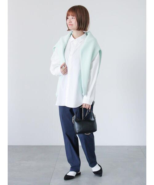 Lugnoncure（ルノンキュール）の「ストレッチテーパードパンツ（その他パンツ・レディース・オフホワイト/ブラック/ネイビー/ベージュ・S/M/L）」の22枚目の写真