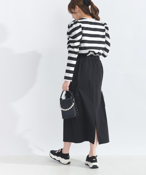 PICCIN（ピッチン）の「袖ギャザーカットソー（Tシャツ/カットソー・レディース・アイボリー/オフホワイト/モカ・M）」の10枚目の写真