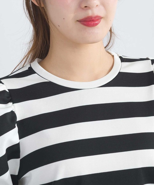 PICCIN（ピッチン）の「袖ギャザーカットソー（Tシャツ/カットソー・レディース・アイボリー/オフホワイト/モカ・M）」の17枚目の写真