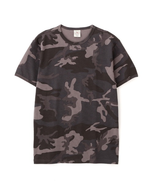 AVIREX（アヴィレックス）の「《WEB限定》DAILY RIB SHORT SLEEVE CREW NECK T-SHIRT "CAMOUFLAGE" / リブ クルーネック 半袖Tシャツ "カモフラージュ" デイリーウェア / AVIREX / アヴィレックス（Tシャツ/カットソー・メンズ・グレー系カモフラージュ/グリーン系カモフラージュ・SMALL/MEDIUM/LARGE/X-LARGE）」の7枚目の写真