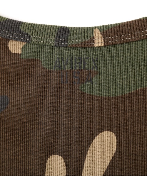 AVIREX（アヴィレックス）の「《WEB限定》DAILY RIB SHORT SLEEVE CREW NECK T-SHIRT "CAMOUFLAGE" / リブ クルーネック 半袖Tシャツ "カモフラージュ" デイリーウェア / AVIREX / アヴィレックス（Tシャツ/カットソー・メンズ・グレー系カモフラージュ/グリーン系カモフラージュ・SMALL/MEDIUM/LARGE/X-LARGE）」の5枚目の写真