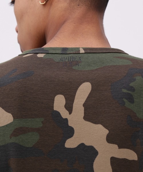 AVIREX（アヴィレックス）の「《WEB限定》DAILY RIB SHORT SLEEVE CREW NECK T-SHIRT "CAMOUFLAGE" / リブ クルーネック 半袖Tシャツ "カモフラージュ" デイリーウェア / AVIREX / アヴィレックス（Tシャツ/カットソー・メンズ・グレー系カモフラージュ/グリーン系カモフラージュ・SMALL/MEDIUM/LARGE/X-LARGE）」の19枚目の写真