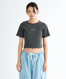 25 WS TELECO SHORT S/DCレディースショート丈半袖Tシャツ