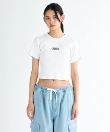 25 WS TELECO SHORT S/DCレディースショート丈半袖Tシャツ