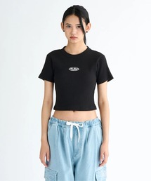 25 WS TELECO SHORT S/DCレディースショート丈半袖Tシャツ