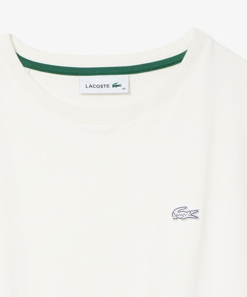 LACOSTE(ラコステ)の「異素材切り替え バルーンシルエット コンビネーションノースリーブドレス ワンピース(ワンピース・レディース・ベージュ/ブラック・40/38/36/34)」の8枚目の写真