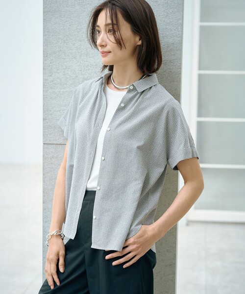 J.PRESS Ladies(J.プレス レディス)の「【WEB限定カラーあり・洗える】FINE SLEEVELESS ニット タンクトップ(タンクトップ・レディース・ブラック系/ホワイト系/ゴールド系/シルバー系・SMALL)」の5枚目の写真