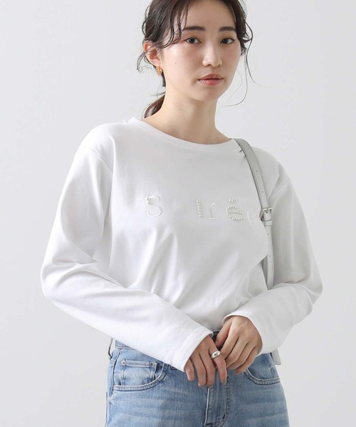 セール】soireeパールロンT（Tシャツ/カットソー