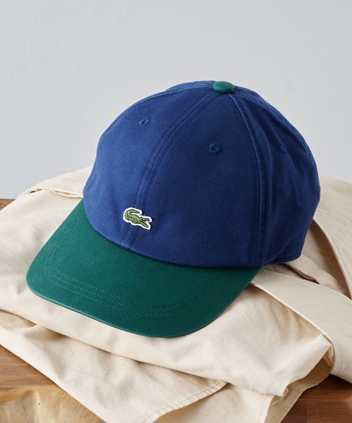 LACOSTE(ラコステ)の「【LACOSTE】バイカラーワンポイントキャップ L1272 CBS(キャップ・メンズ・ネイビー/ホワイト/ブラック・FREE)」の18枚目の写真