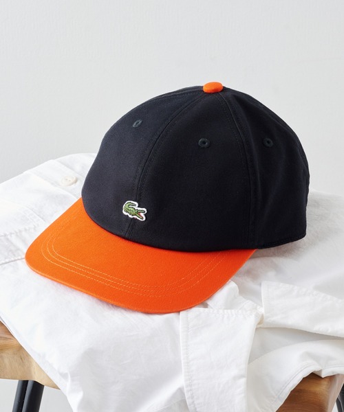 LACOSTE(ラコステ)の「【LACOSTE】バイカラーワンポイントキャップ L1272 CBS(キャップ・メンズ・ネイビー/ホワイト/ブラック・FREE)」の10枚目の写真