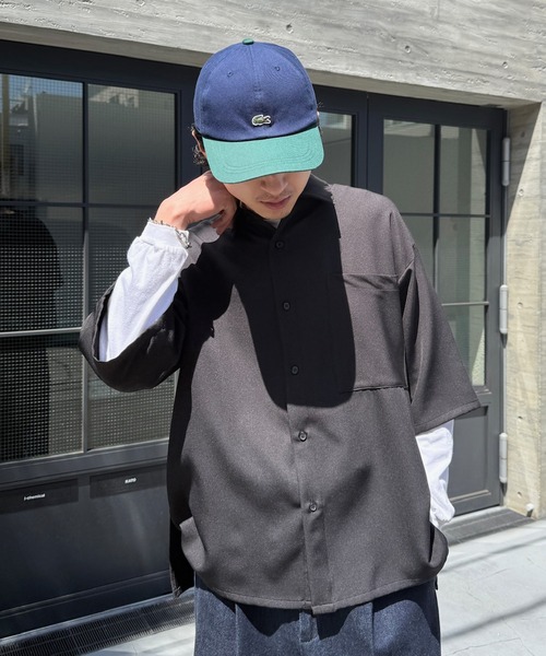 LACOSTE(ラコステ)の「【LACOSTE】バイカラーワンポイントキャップ L1272 CBS(キャップ・メンズ・ネイビー/ホワイト/ブラック・FREE)」の15枚目の写真