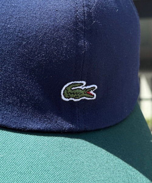 LACOSTE(ラコステ)の「【LACOSTE】バイカラーワンポイントキャップ L1272 CBS(キャップ・メンズ・ネイビー/ホワイト/ブラック・FREE)」の16枚目の写真