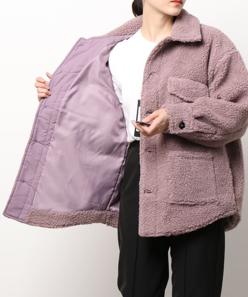 Bling Leads(ブリングリーズ)の「【RS】【Bling leads】ボア CPOジャケット(ブルゾン・メンズ・ブラック・LARGE)」の7枚目の写真