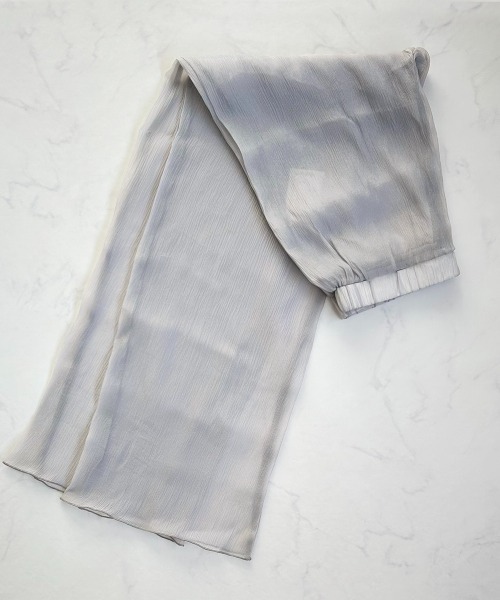 Per sist ence（パーシエンス）の「クレープシフォンレギンスパンツ（その他パンツ・レディース・チャコールグレー/グレイッシュベージュ/カーキ・FREE）」の4枚目の写真