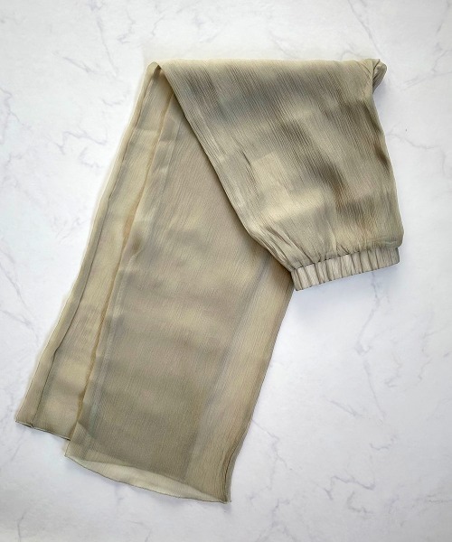 Per sist ence（パーシエンス）の「クレープシフォンレギンスパンツ（その他パンツ・レディース・チャコールグレー/グレイッシュベージュ/カーキ・FREE）」の5枚目の写真