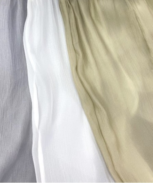 Per sist ence（パーシエンス）の「クレープシフォンレギンスパンツ（その他パンツ・レディース・チャコールグレー/グレイッシュベージュ/カーキ・FREE）」の8枚目の写真