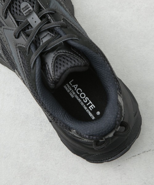 LACOSTE（ラコステ）の「LACOSTE/L003 NEO SHOT 125 1 SFA（スニーカー・レディース・ブラック/ピンク・3/4/5.5）」の12枚目の写真