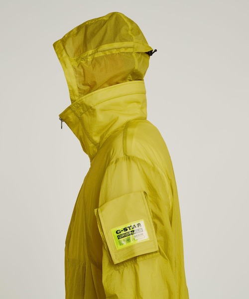 G-STAR(ジースター)の「LIGHTWEIGHT PACKABLE ANORAK/ライトウェイトパッカブルアノラックパーカー(ナイロンジャケット・メンズ・イエロー系その他・MEDIUM/LARGE/X-SMALL/SMALL/X-LARGE)」の7枚目の写真