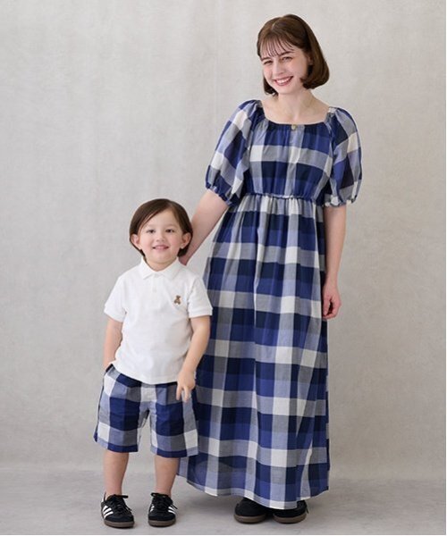 petit main（プティマイン）の「【POLO BCS】半袖ポロシャツ（ポロシャツ・キッズ・オフホワイト/ブルー/キナリ/モカ・100cm/80ｃｍ/90cm/120cm/130cm/110cm）」の8枚目の写真