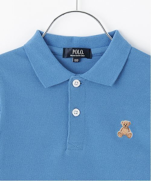 petit main（プティマイン）の「【POLO BCS】半袖ポロシャツ（ポロシャツ・キッズ・オフホワイト/ブルー/キナリ/モカ・100cm/80ｃｍ/90cm/120cm/130cm/110cm）」の10枚目の写真