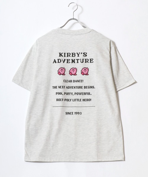 MARUKAWA(マルカワ)の「Kirby's Dream Land/星のカービィ 吸汗速乾 QUICK DRY キャラクター バックプリント半袖Tシャツ レディース メンズ(Tシャツ/カットソー・レディース・ブラック/ネイビー/オートミール/ピンク・M/LL/L)」の6枚目の写真