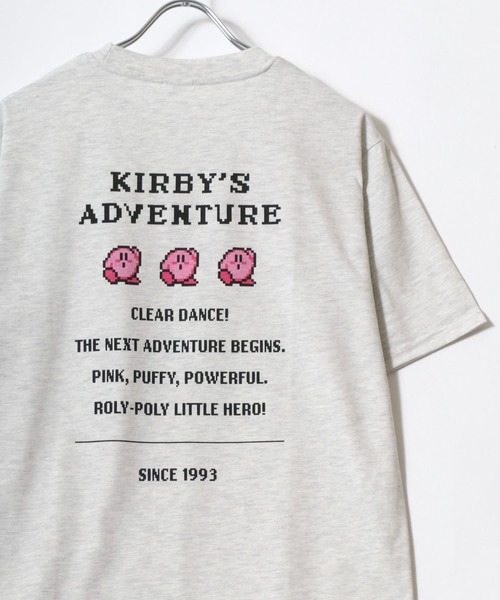 MARUKAWA(マルカワ)の「Kirby's Dream Land/星のカービィ 吸汗速乾 QUICK DRY キャラクター バックプリント半袖Tシャツ レディース メンズ(Tシャツ/カットソー・レディース・ブラック/ネイビー/オートミール/ピンク・M/LL/L)」の22枚目の写真