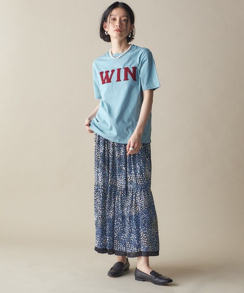 セール】NINE CASE:〈洗濯機可能〉パッチワーク ロゴ TEE（T