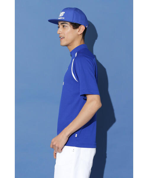 セール】【new balance golf】ハーフスリーブ モックネック プル