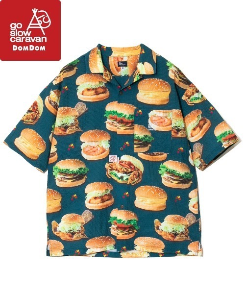 go slow caravan(ゴースローキャラバン)の「DOMDOM × gsc ストレッチサッカー S/Sシャツ(シャツ/ブラウス・メンズ・アイボリー/ネイビー・MEDIUM/LARGE/X-LARGE)」の2枚目の写真