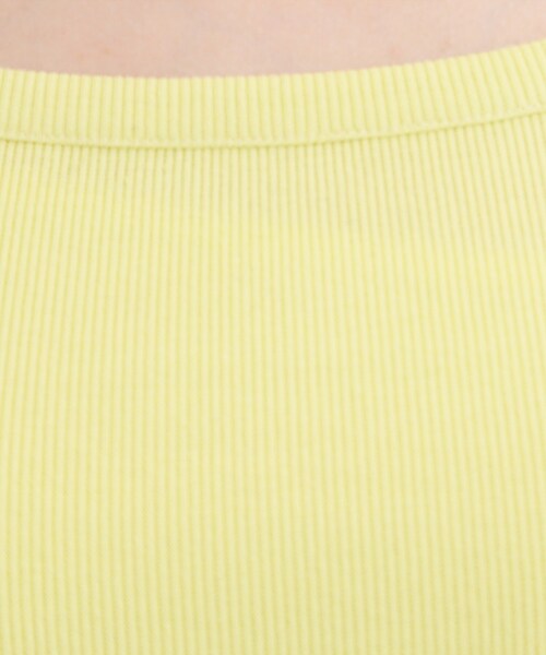 Cutie Blonde（キューティーブロンド）の「【S-LL】2WAYネック リブタンクトップ（タンクトップ・レディース・ブラウン系その他/ライトイエロー系/ブラック/ホワイト系5・04/03/02/01）」の9枚目の写真