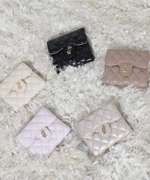 【使い勝手抜群♪】JILL by JILL STUART ミニ財布 JILL by JILL STUART｜クロスJキルトウォレットシリーズ ミニ