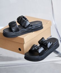 VENCEEXCHANGE | ギャザーバンドサンダル(サンダル)