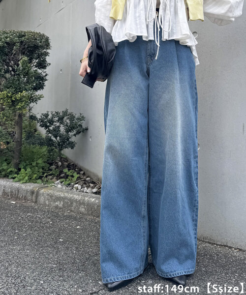 ライトデニムワイドパンツ（デニムパンツ）｜DISCOAT（ディス