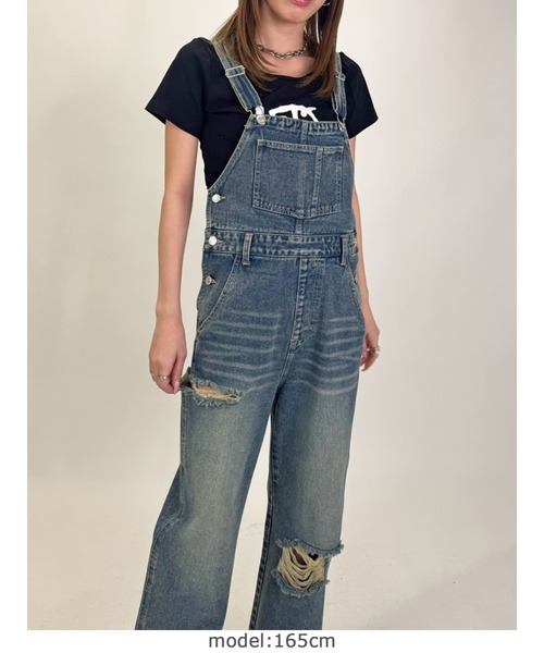 EGOIST（エゴイスト）の「ヴィンテージデニムオーバーオール（サロペット/オーバーオール・レディース・ブルー・S/M）」の16枚目の写真