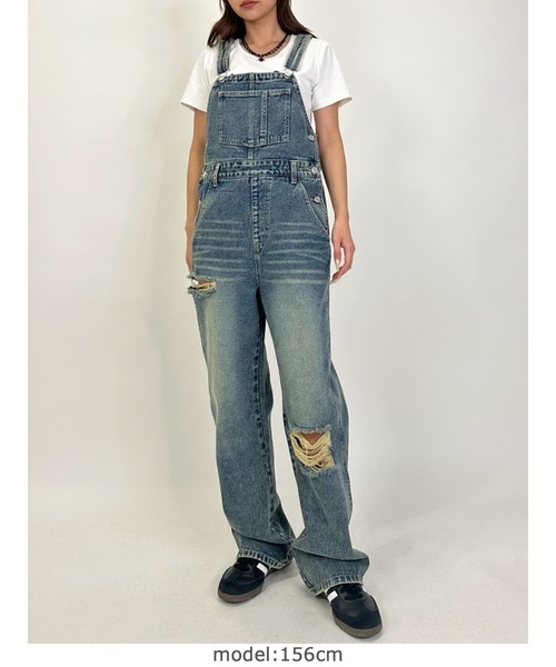 EGOIST（エゴイスト）の「ヴィンテージデニムオーバーオール（サロペット/オーバーオール・レディース・ブルー・S/M）」の20枚目の写真