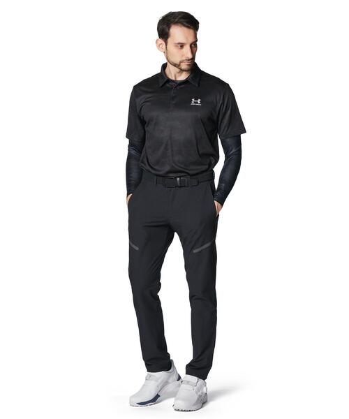 UNDER ARMOUR(アンダーアーマー)の「UAアイソチル フィッティド カモ ロングスリーブ クルーネック シャツ(ゴルフ/メンズ)(Tシャツ/カットソー・メンズ・ブラック・2XL/S/L/M/XL)」の6枚目の写真