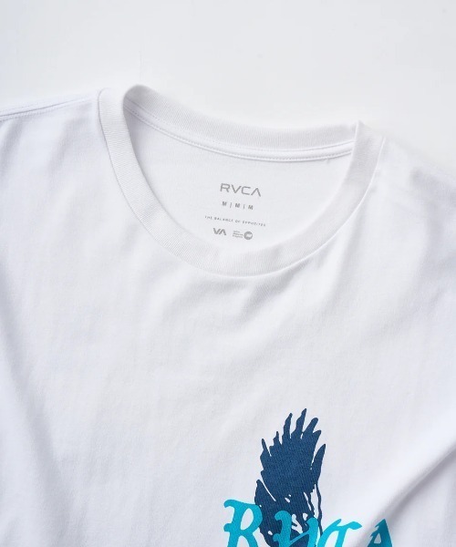 RVCA(ルーカ)の「RVCA メンズ TOUR DATES SS Tシャツ 【2025年夏モデル】/ルーカバックプリント半袖ロゴTシャツ(Tシャツ/カットソー・メンズ・ブルー系その他/ホワイト/ブラック・SMALL/MEDIUM/LARGE/X-LARGE)」の7枚目の写真