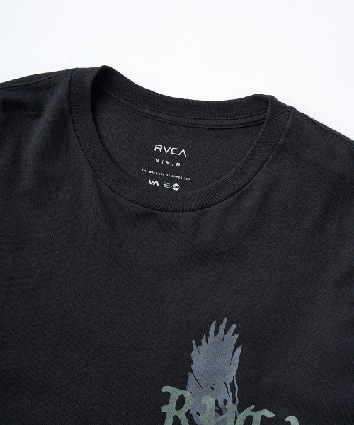RVCA(ルーカ)の「RVCA メンズ TOUR DATES SS Tシャツ 【2025年夏モデル】/ルーカバックプリント半袖ロゴTシャツ(Tシャツ/カットソー・メンズ・ブルー系その他/ホワイト/ブラック・SMALL/MEDIUM/LARGE/X-LARGE)」の11枚目の写真