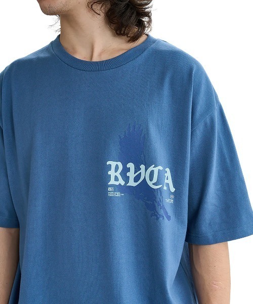 RVCA(ルーカ)の「RVCA メンズ TOUR DATES SS Tシャツ 【2025年夏モデル】/ルーカバックプリント半袖ロゴTシャツ(Tシャツ/カットソー・メンズ・ブルー系その他/ホワイト/ブラック・SMALL/MEDIUM/LARGE/X-LARGE)」の13枚目の写真
