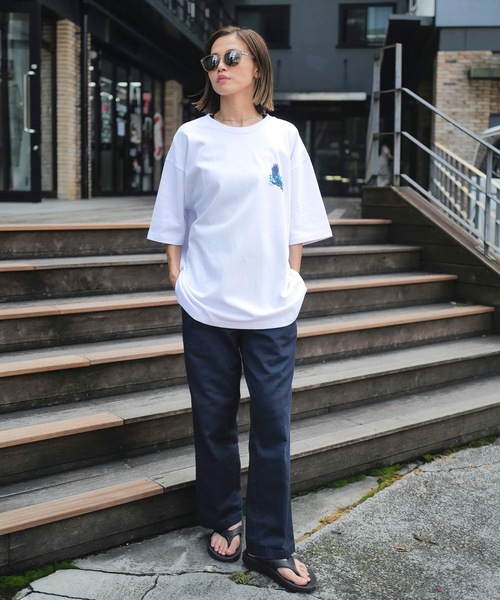 RVCA(ルーカ)の「RVCA メンズ TOUR DATES SS Tシャツ 【2025年夏モデル】/ルーカバックプリント半袖ロゴTシャツ(Tシャツ/カットソー・メンズ・ブルー系その他/ホワイト/ブラック・SMALL/MEDIUM/LARGE/X-LARGE)」の16枚目の写真