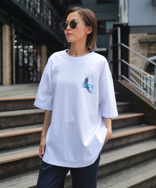 RVCA(ルーカ)の「RVCA メンズ TOUR DATES SS Tシャツ 【2025年夏モデル】/ルーカバックプリント半袖ロゴTシャツ(Tシャツ/カットソー・メンズ・ブルー系その他/ホワイト/ブラック・SMALL/MEDIUM/LARGE/X-LARGE)」の19枚目の写真