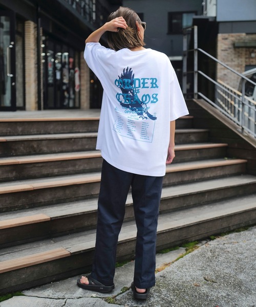 RVCA(ルーカ)の「RVCA メンズ TOUR DATES SS Tシャツ 【2025年夏モデル】/ルーカバックプリント半袖ロゴTシャツ(Tシャツ/カットソー・メンズ・ブルー系その他/ホワイト/ブラック・SMALL/MEDIUM/LARGE/X-LARGE)」の17枚目の写真