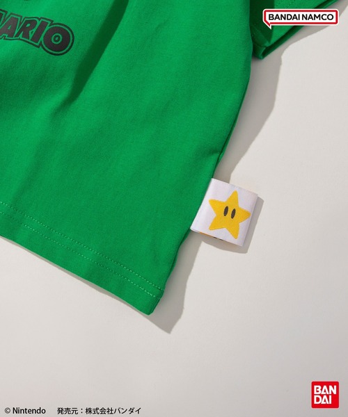 BRANSHES（ブランシェス）の「【スーパーマリオ】半袖Tシャツ（Tシャツ/カットソー・キッズ・レッド/オフホワイト/チャコールグレー/グリーン/ブルー/アイボリー・140/150/100/110/120/130）」の15枚目の写真