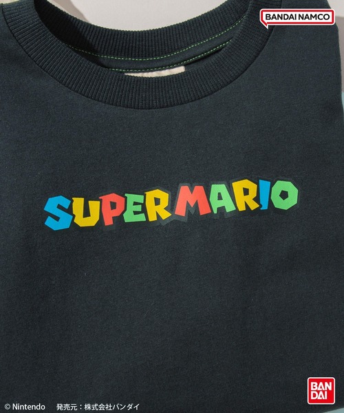 BRANSHES（ブランシェス）の「【スーパーマリオ】半袖Tシャツ（Tシャツ/カットソー・キッズ・レッド/オフホワイト/チャコールグレー/グリーン/ブルー/アイボリー・140/150/100/110/120/130）」の11枚目の写真