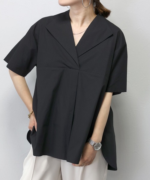 Футболка Cotton Poplin Open-Top кардиган полукороткая
