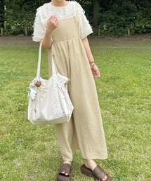 INTER FACTORY | choco - パイピングキャミワンピース made in INTER FACTORY(ワンピース)