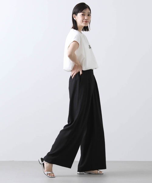 Gready Brilliant（グレディブリリアン）の「２タックワイドパンツ（その他パンツ・レディース・ブラック/グレイッシュベージュ/ドット・36/38）」の5枚目の写真